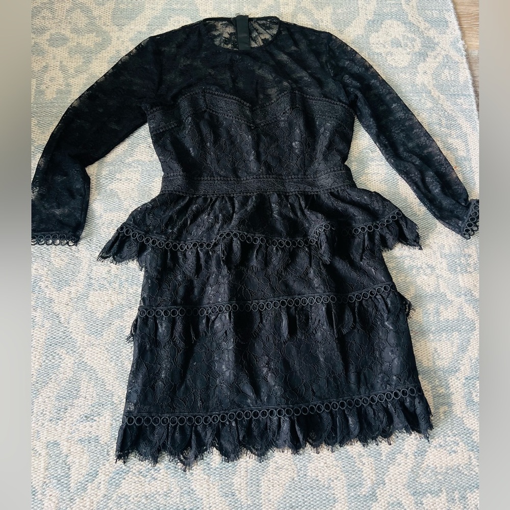 The Kooples Black Lace Dress